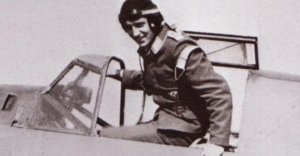 Hartmann in his cadet uniform, Erich would unlike most other cadets receive nearly 18 months of flight training.